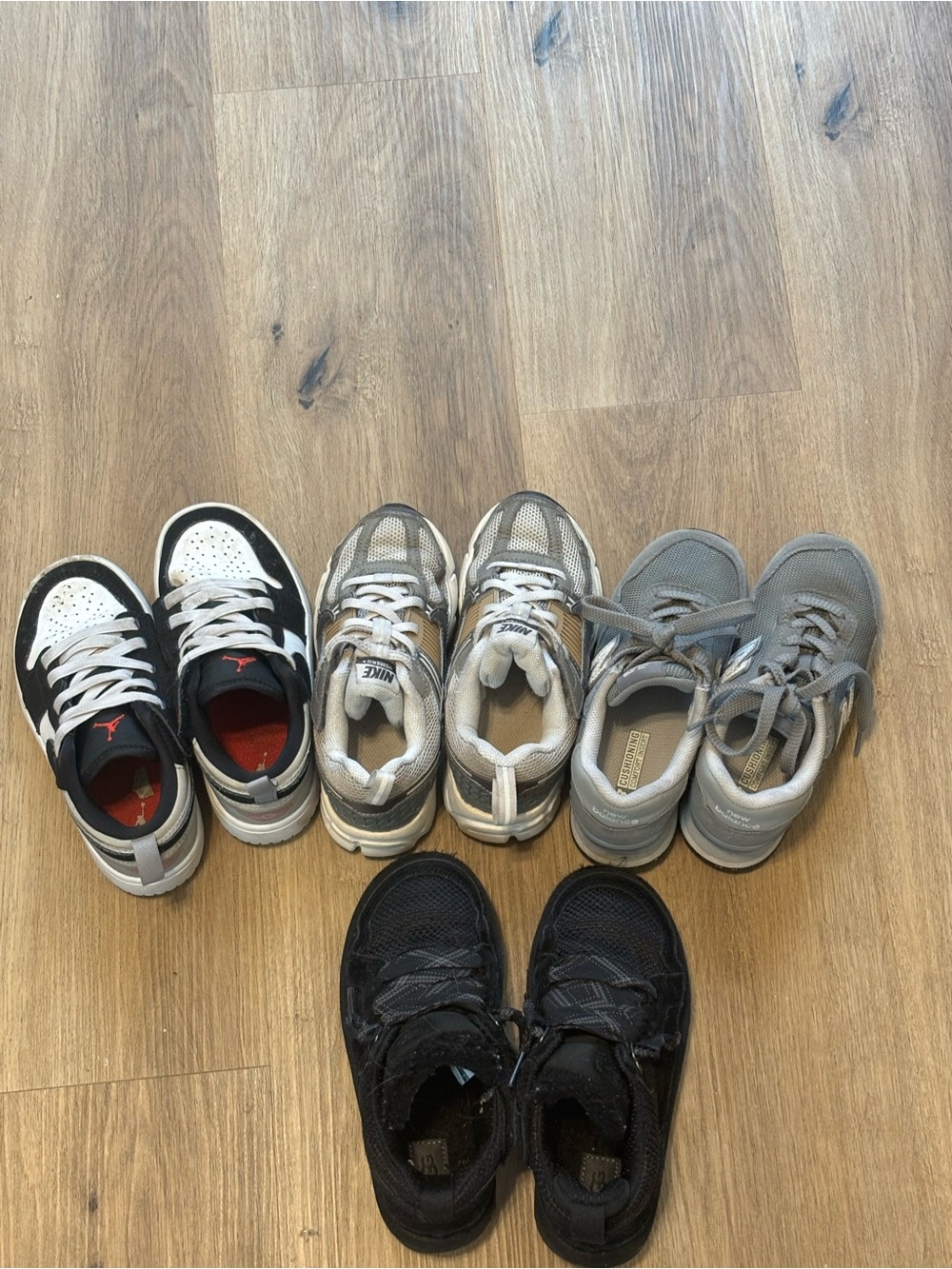 Boys Shoe Bundle – Nike, Jordan & New Balance (Size 12/11.5) 4 Pairs